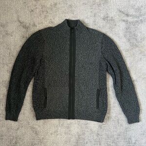 Daniel Hechter Paris Full Zip Heavy Knit Sweater